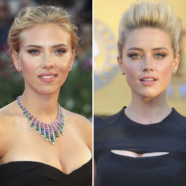 Amber heard scarlett johansson look alike
