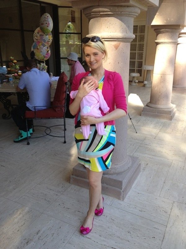 Holly madison rainbow easter