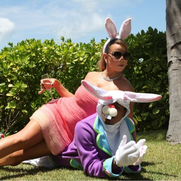 Mariah carey nick cannon easter