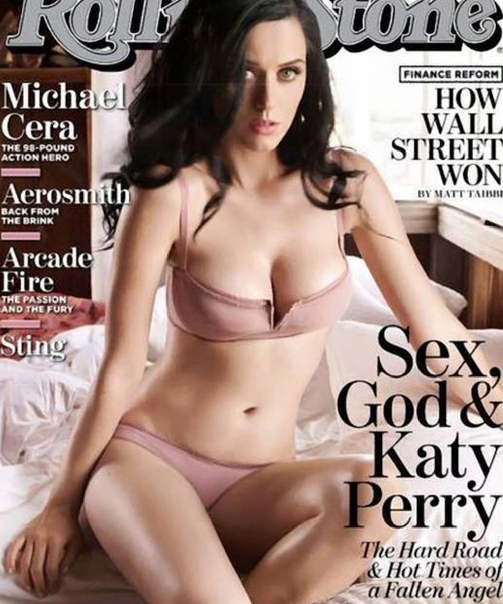 Katy Perry Shows Off â€œSlime Greenâ€ Hair in Sexy New Instagram Photo â€” Her 7  Hottest Cover Girl Moments - Life & Style