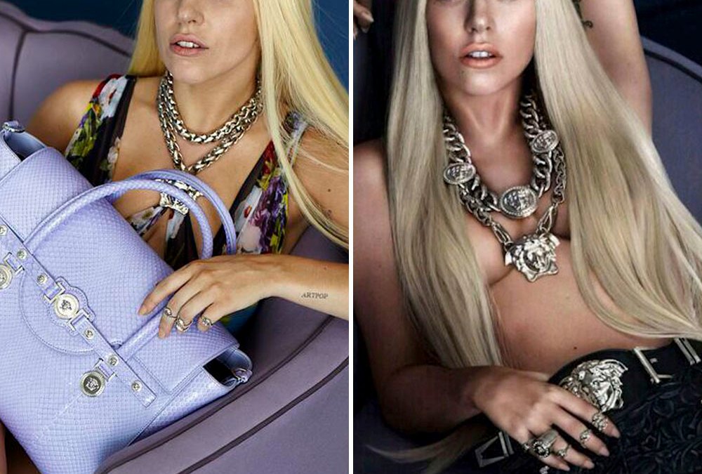 Lady gaga photoshop versace 3