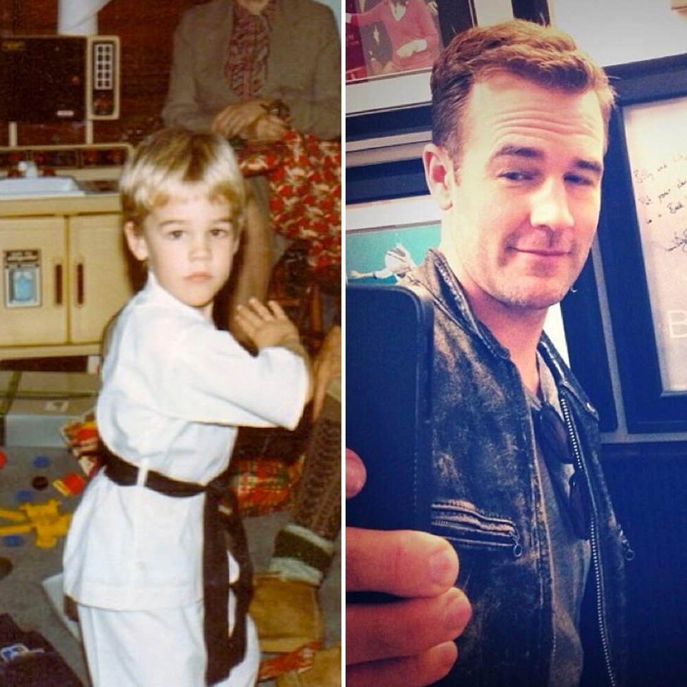James van der beek childhood photo