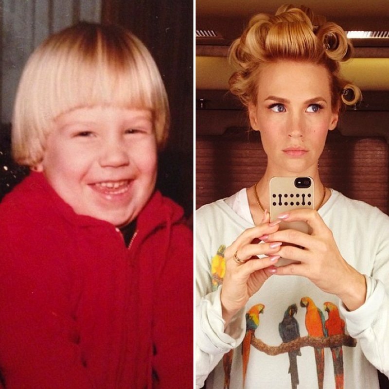 January jones childhood photo
