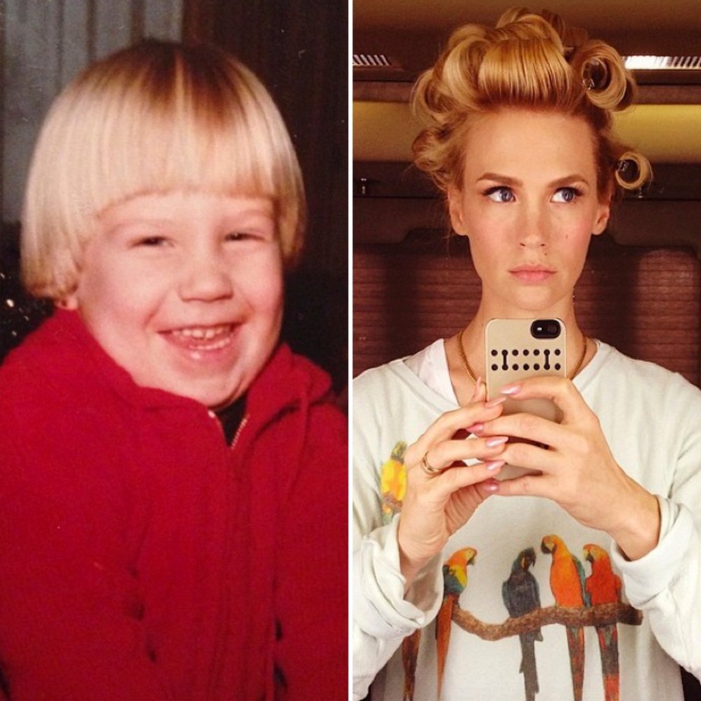 January jones childhood photo