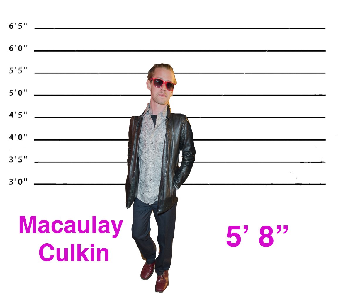 Macaulay cukin height short celebrities