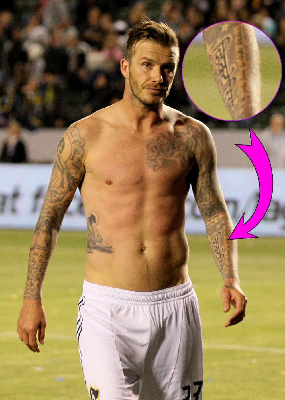 David beckham tattoo