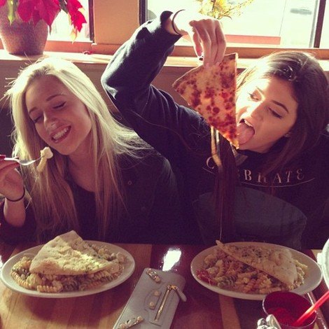 Kylie jenner eating