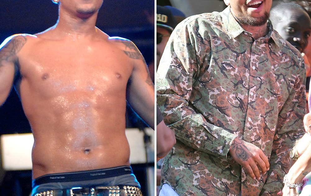Chris Brown Embarrassed of 35-Pound Weight Gain in Prison - Life & Style