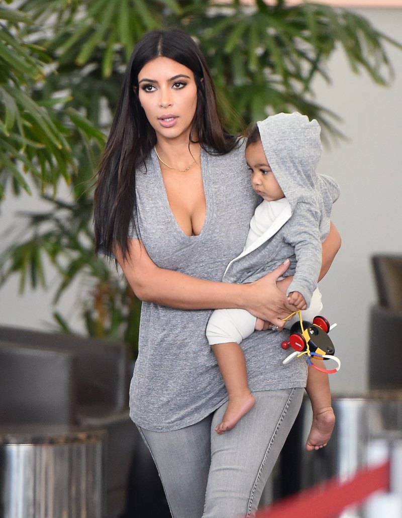 Kim kardashian north west match grey
