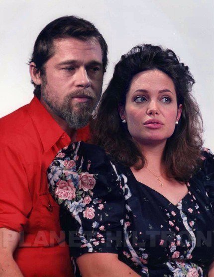 Angelina jolie brad pitt makeunder