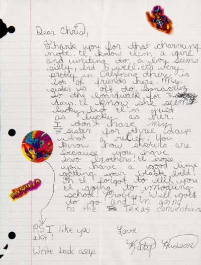 katy perry love letter katy perry love letter
