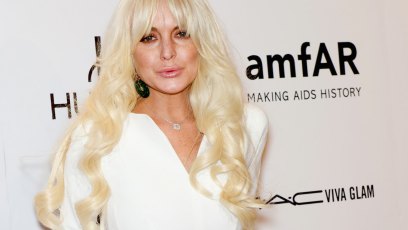 Lindsay lohan white hair