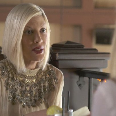 Tori spelling faces her fear