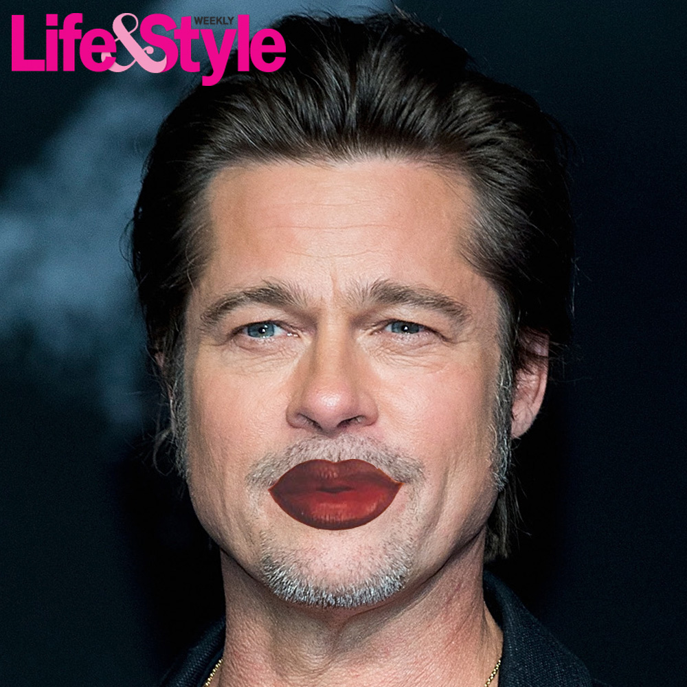Brad pitt kylie jenner lips