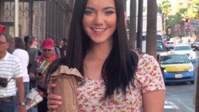 Drunk girl in public video 1