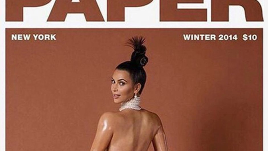 Kim kardashian paper cover