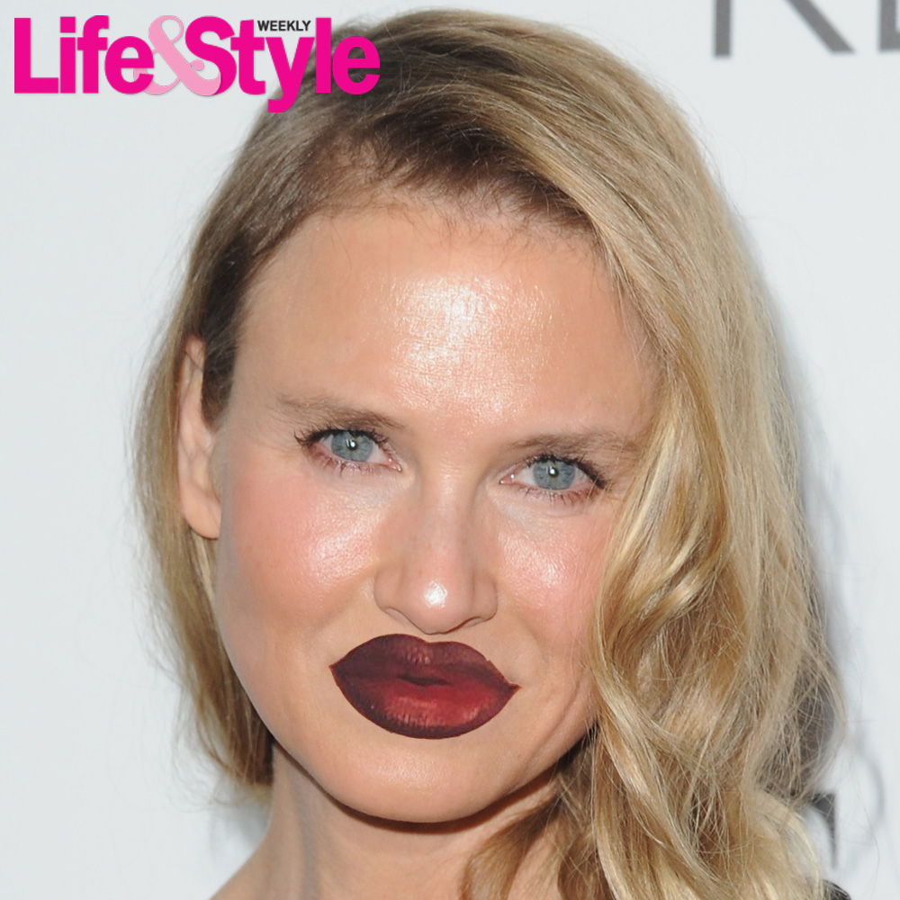 Renee zellweger kylie jenner lips