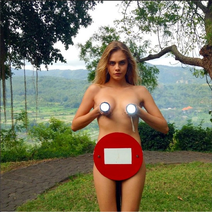Cara delevingne topless