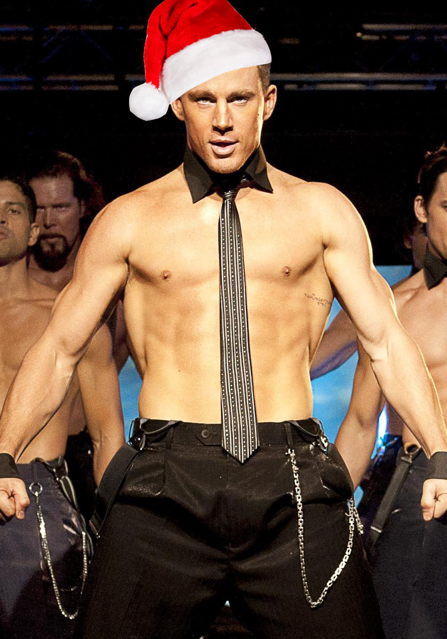 Channing tatum shirtless christmas