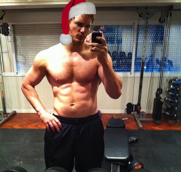 Chris pratt hot guys of christmas