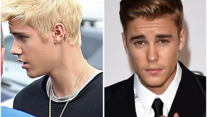 Justin bieber bleach blond hair