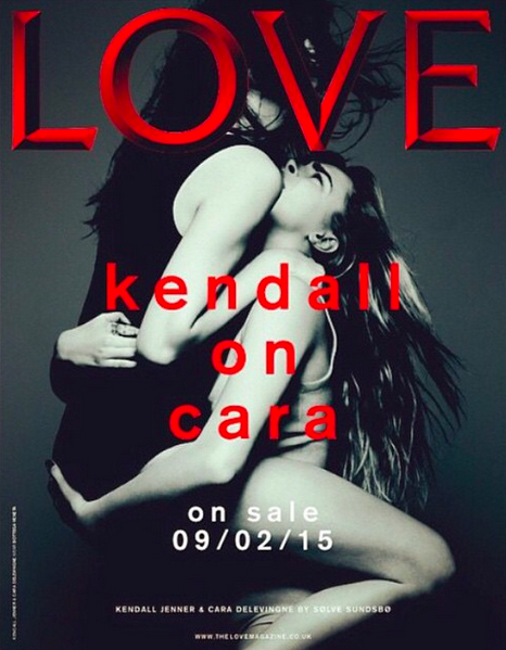 kendall jenner cara delevingne love magazine