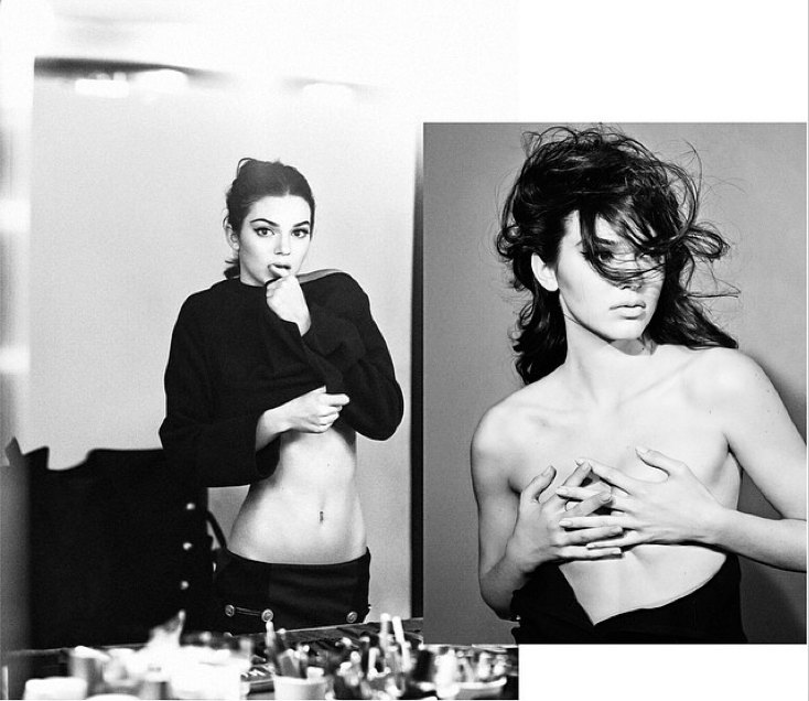 Kendall jenner topless