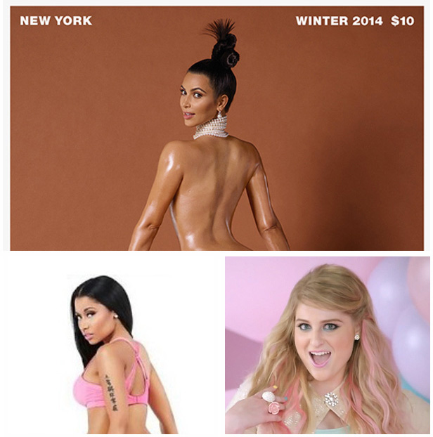 Kim kardashian nicki minaj year of the butt