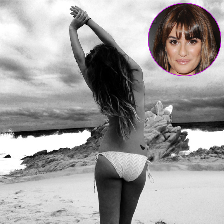 Lea michele topless 1
