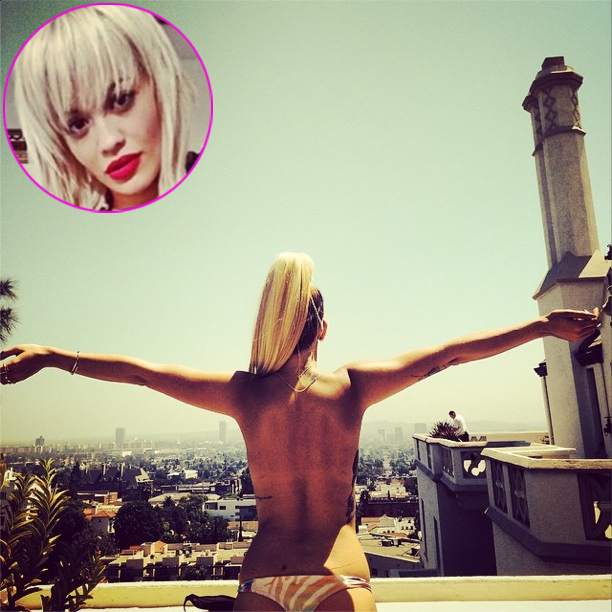 Rita ora topless nake