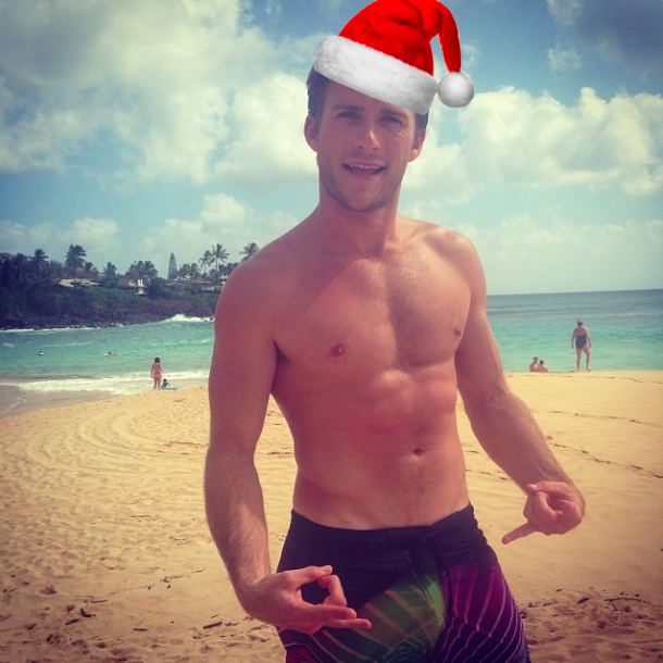 Scott eastwood hot guys of christmas december