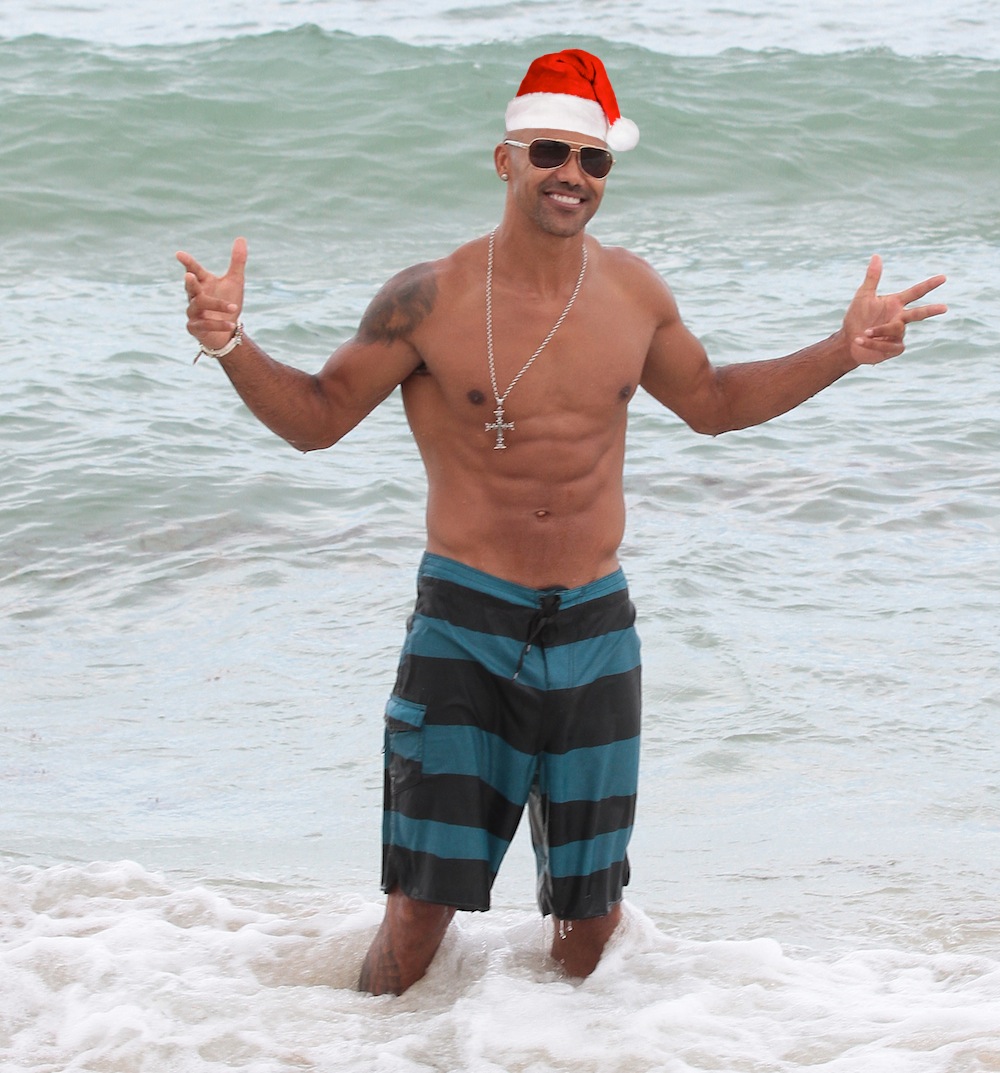Shemar moore hot guys of christmas