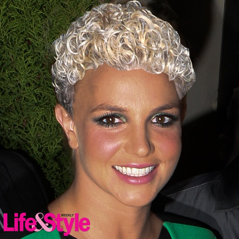 Britney spears justin timberlake hair