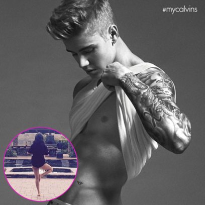 Justin bieber calvein klein photoshop selena gomez