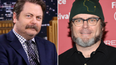 Nick offerman parks and rec beard