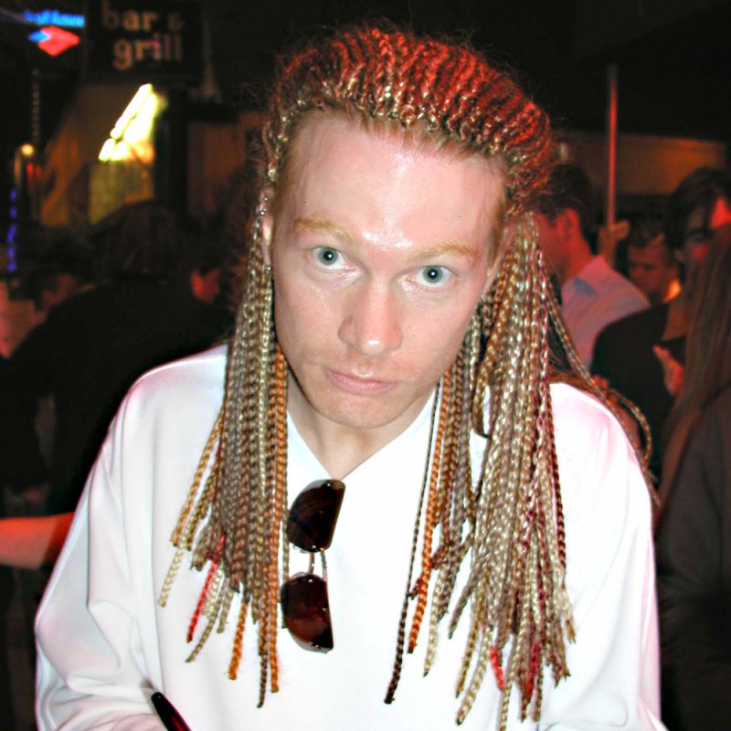 Axl rose cornrows