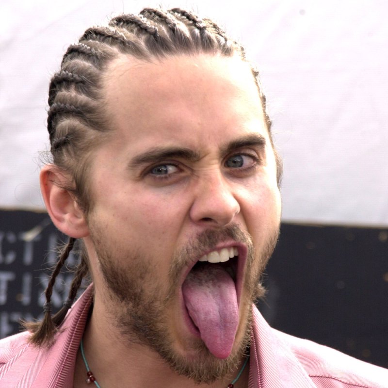 Jared leto cornrows