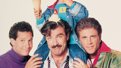 Three men and a little lady baby