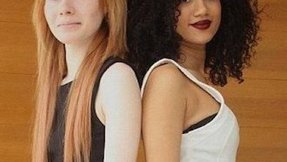 Twins who look nothing alike