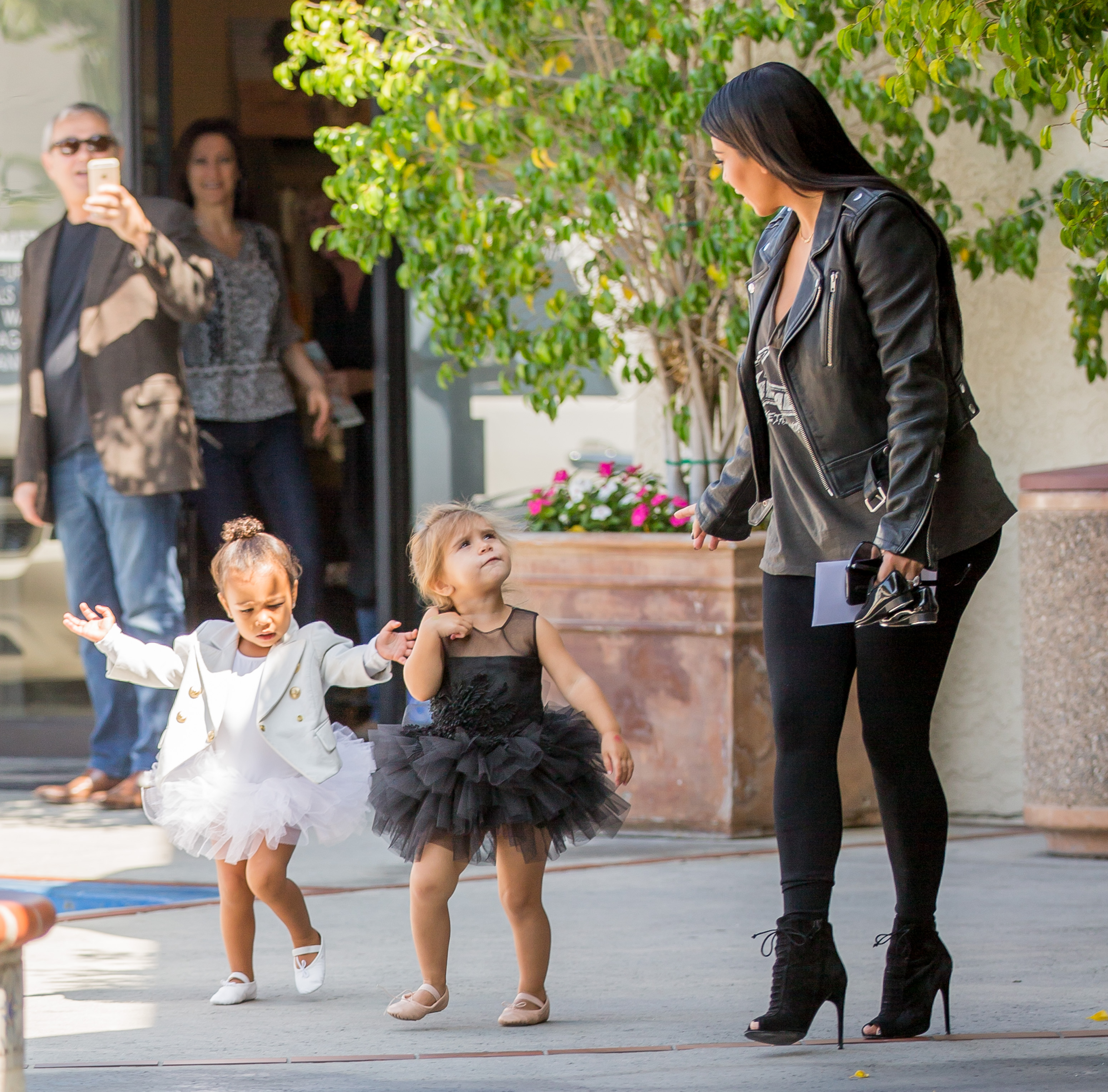 North west and penelope walking
