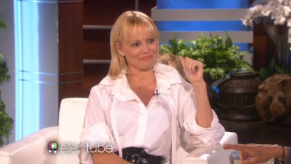 Pamela anderson softens look