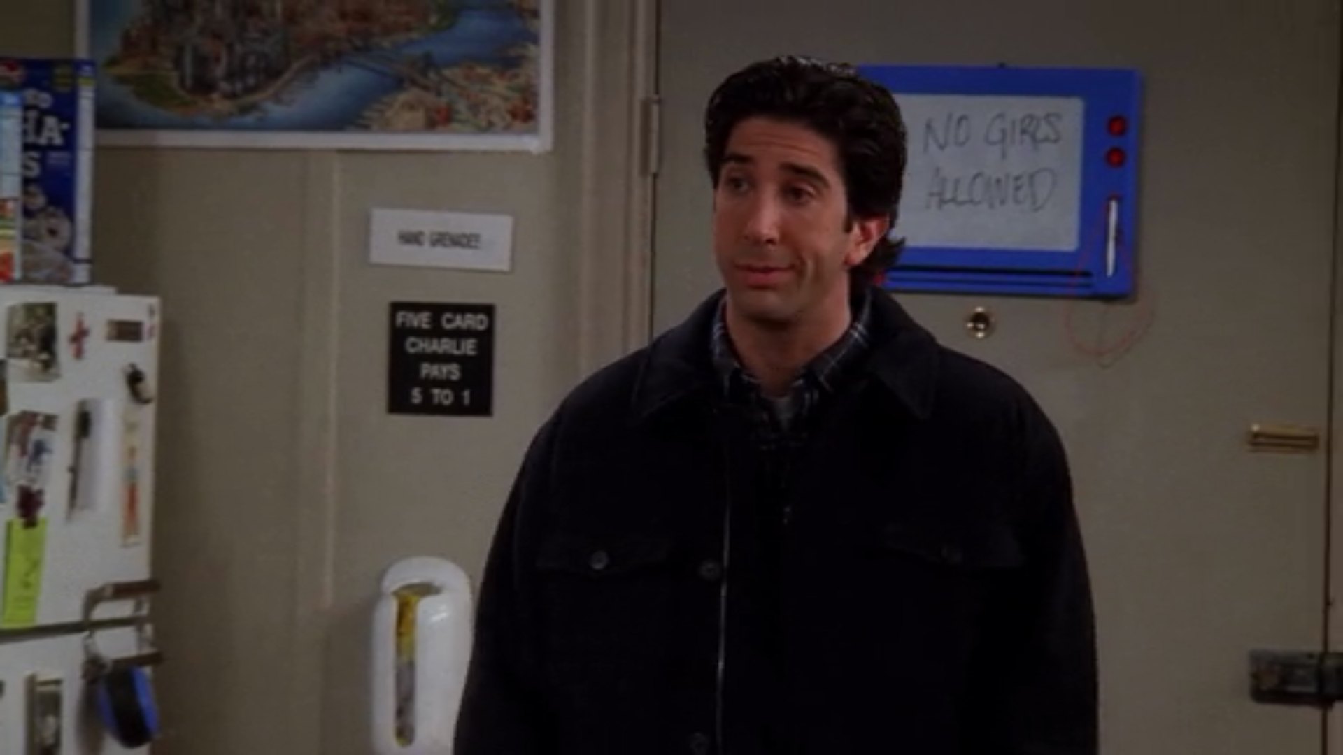 507 the one where ross moves in no girls allowed