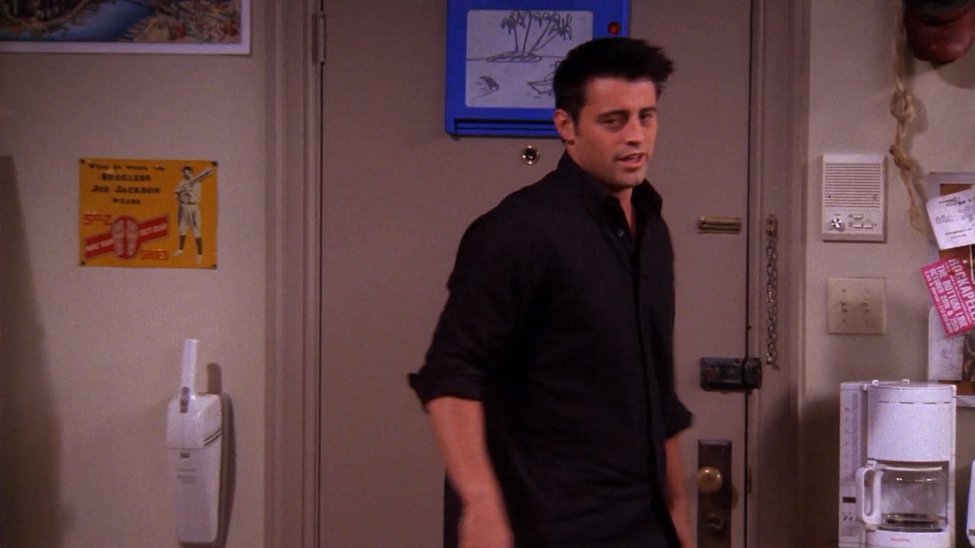 603 the one with ross denial palm tree canoe joey1