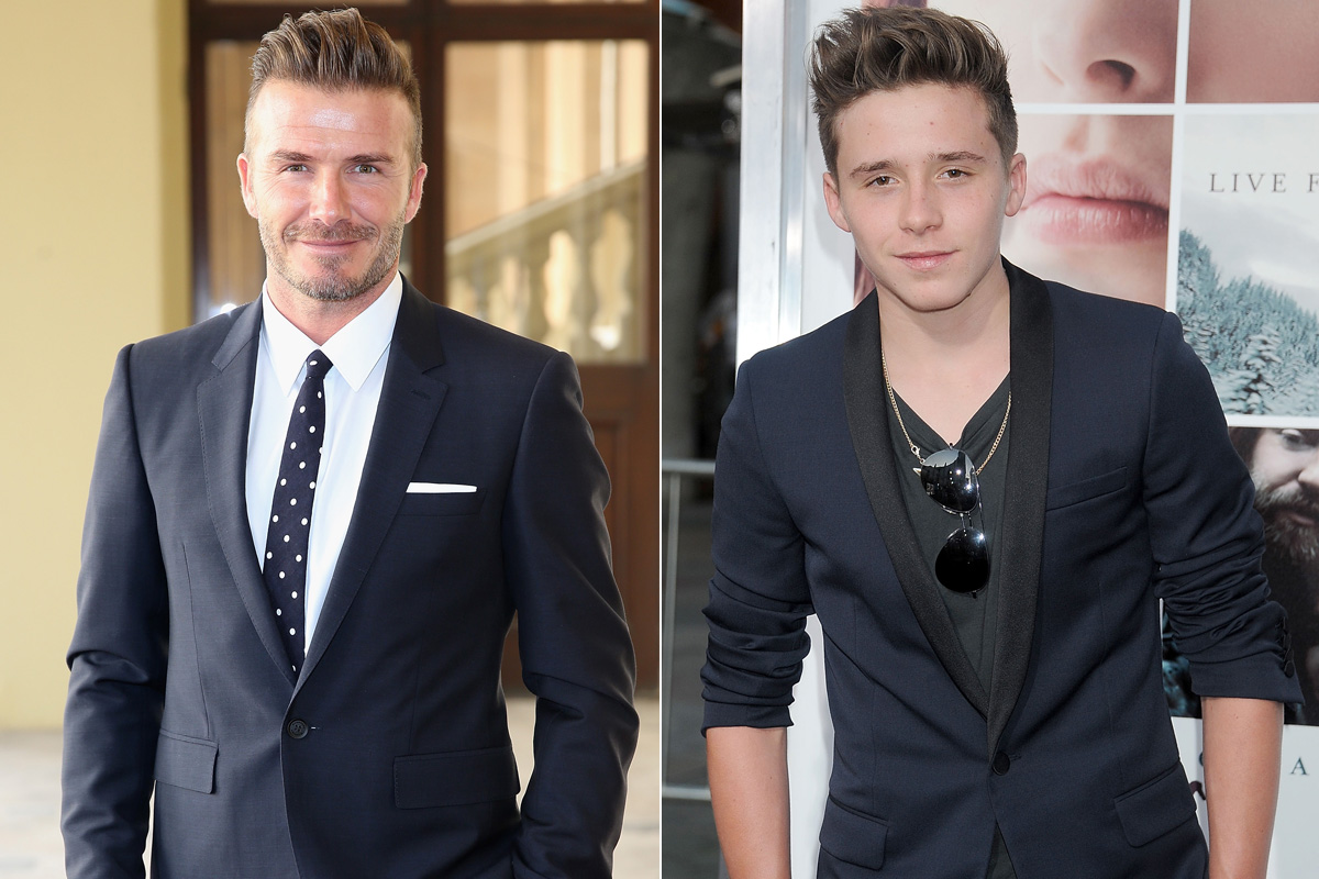 David beckham lookalike son brooklyn