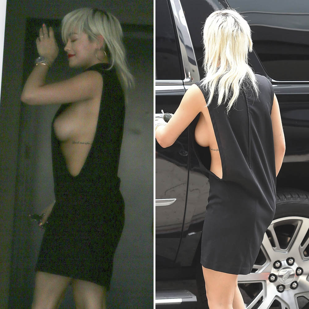 Rita ora side boob