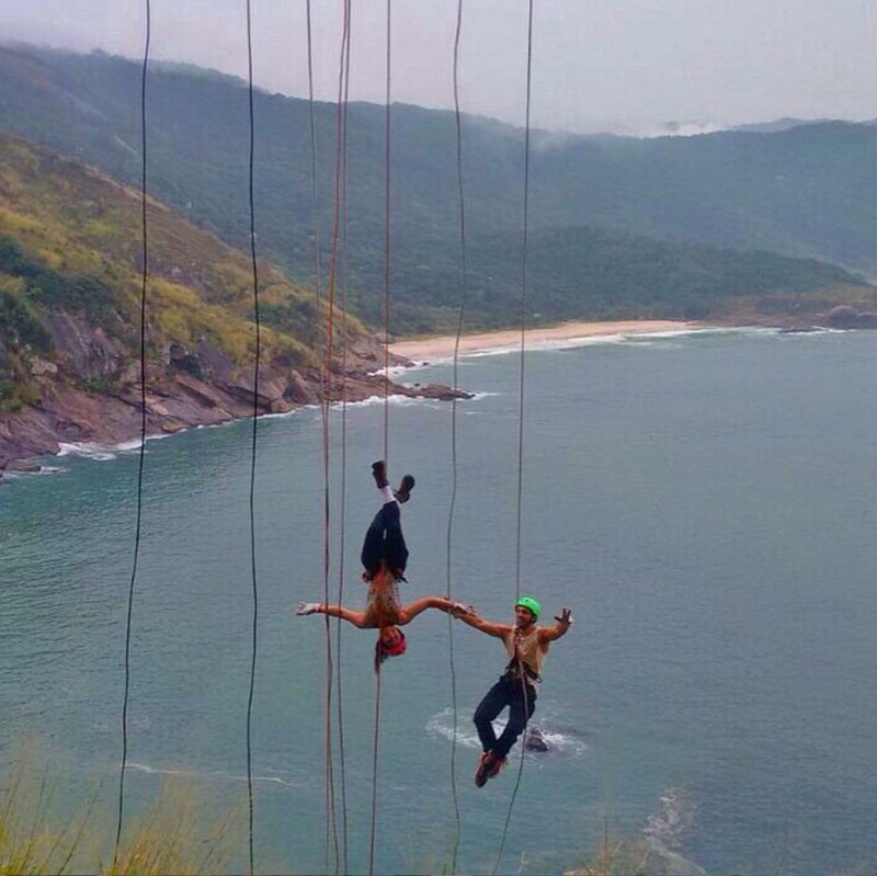 Cliff hangin couple 6