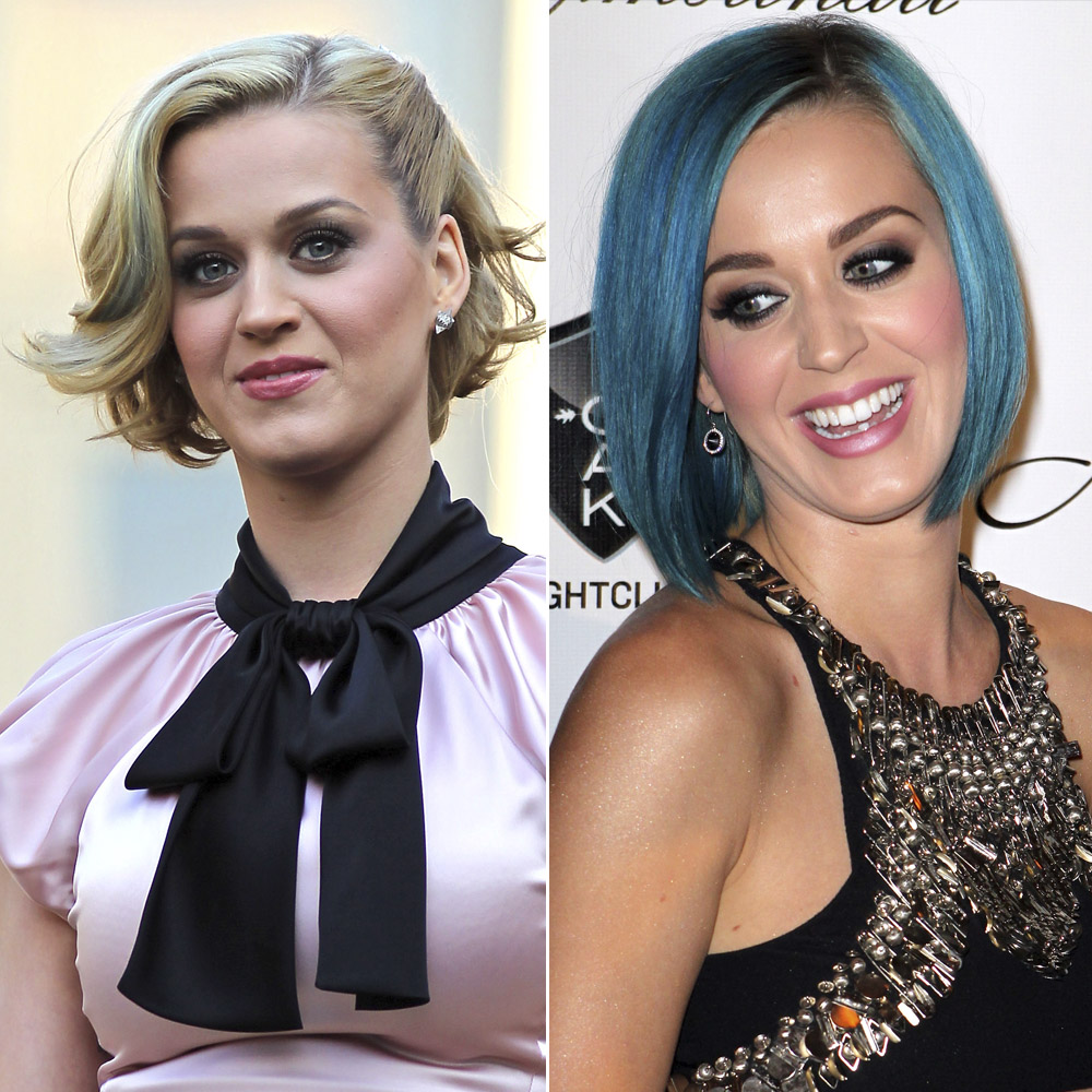 Katy perry post breakup hair