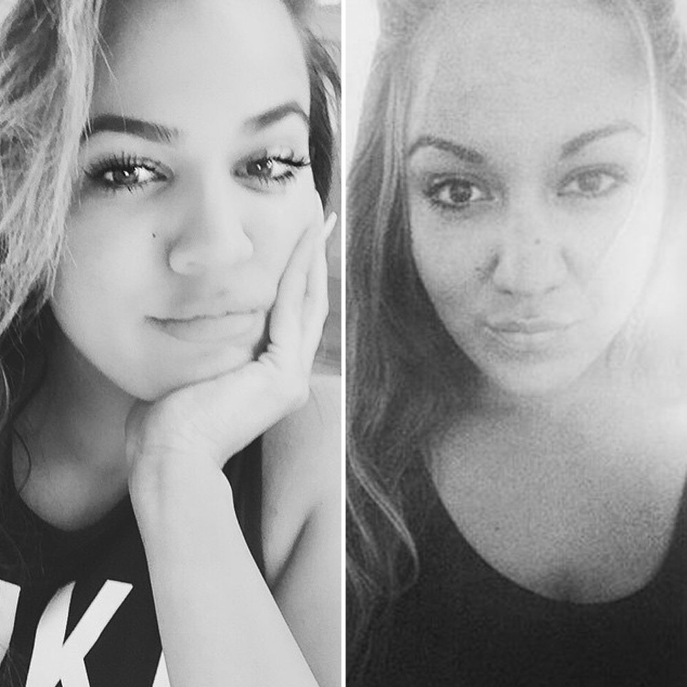 Khloe kardashian look alike