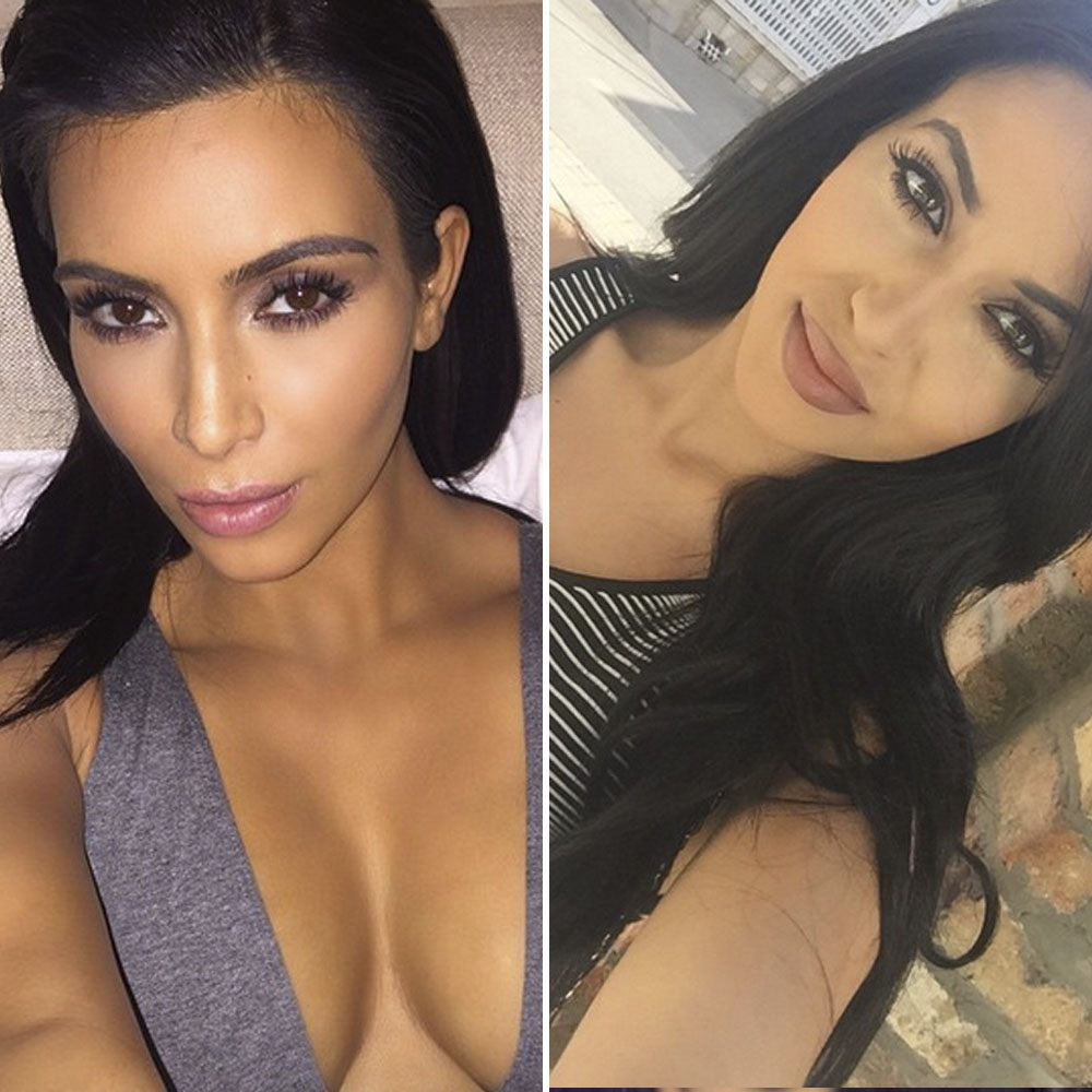 Kim kardashian lookalike 1
