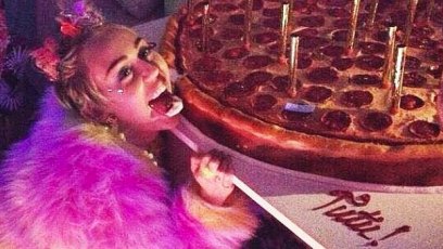Miley cyrus obsessed with pizza hypocrite